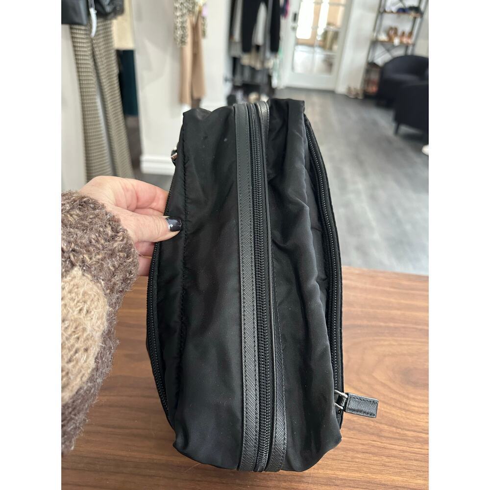 Prada Re-Nylon and Saffiano Leather Travel Pouch - Picture 4 of 12